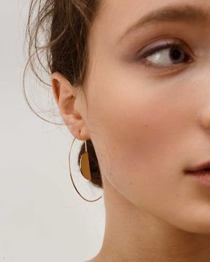 Bauhaus hoop earrings