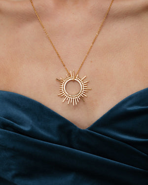 Sunburst necklace
