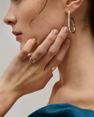 Bauhaus earrings and ring set